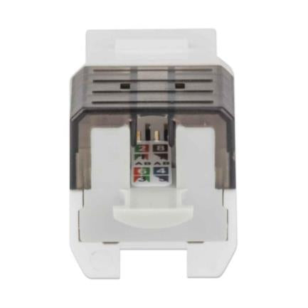 INTELLINET - Jack Intellinet Keystone Cat6a de Impacto UTP Color Blanco