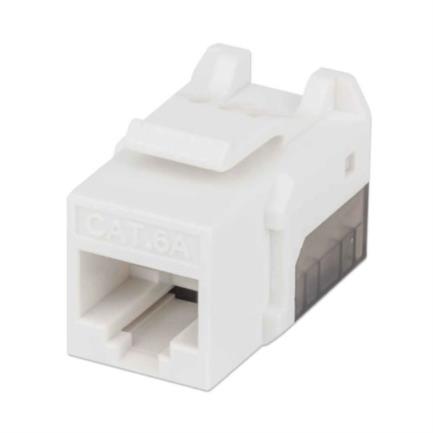 INTELLINET - Jack Intellinet Keystone Cat6a de Impacto UTP Color Blanco