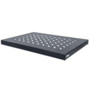 INTELLINET - Charola Intellinet Gabinete 19" 1U Fija 35cm Ventilada 50kg Color Negro