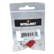 INTELLINET - Jack Intellinet RJ45/Cat6 Keystone de Impacto UTP Color Rojo