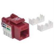 INTELLINET - Jack Intellinet Keystone de Impacto RJ45 Cat5e Color Rojo