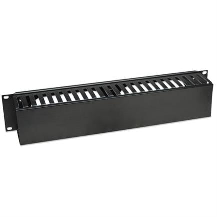 INTELLINET - Organizador Intellinet Cables 19" 2U Horizontal Plástico Color Negro