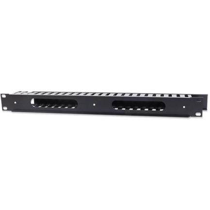 INTELLINET - Organizador Intellinet Cables 19" 1U Horizontal Metalico Color Negro