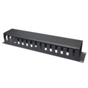 INTELLINET - Organizador Horizontal Intellinet 19" Montaje en Rack 2U Metálico Color Negro