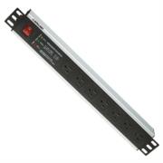 INTELLINET - Barra PDU Intellinet Gab/Rack 19" 1.5U Supresor de picos On/Off 7 Contactos