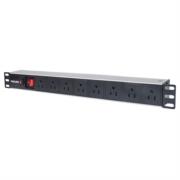 INTELLINET - Barra PDUIntellinet Gab/Rack 19" 1U Contra Sobrecarga On/Off 8 Contactos