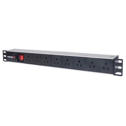 INTELLINET - Barra PDUIntellinet Gab/Rack 19" 1U Contra Sobrecarga On/Off 8 Contactos