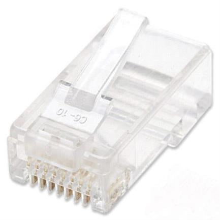 INTELLINET - Plug Intellinet RJ45 Cat 5e UTP Multifilar 15 Micras Bote C/100 Pzas