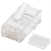 INTELLINET - Plug Intellinet RJ45 Cat 6 UTP Sólido Bote C/100 Pzas
