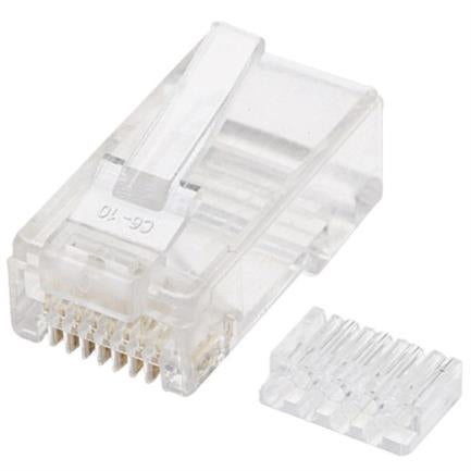 INTELLINET - Plug Intellinet RJ45 Cat 6 UTP Sólido Bote C/100 Pzas