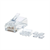 INTELLINET - Plug Intellinet RJ45 Cat6a Sólido Oro 50 Micras Pro UTP Bote C/80 Pzas