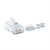 INTELLINET - Plug Intellinet RJ45 Cat6a Sólido Oro 50 Micras Pro UTP Bote C/80 Pzas