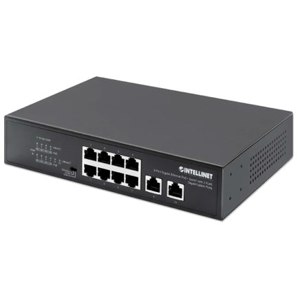 INTELLINET - PoE Switch Intellinet GB  8 ptos 32W pto 120W - 2 R