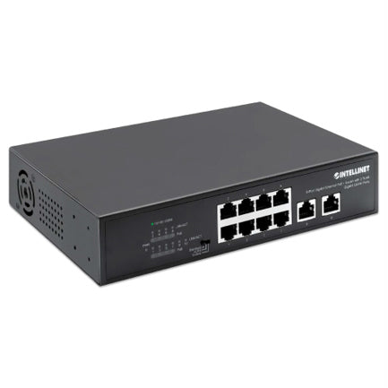 INTELLINET - PoE Switch Intellinet GB  8 ptos 32W pto 120W - 2 R