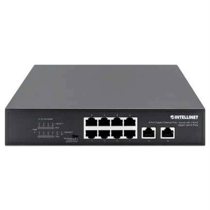 INTELLINET - PoE Switch Intellinet GB  8 ptos 32W pto 120W - 2 R
