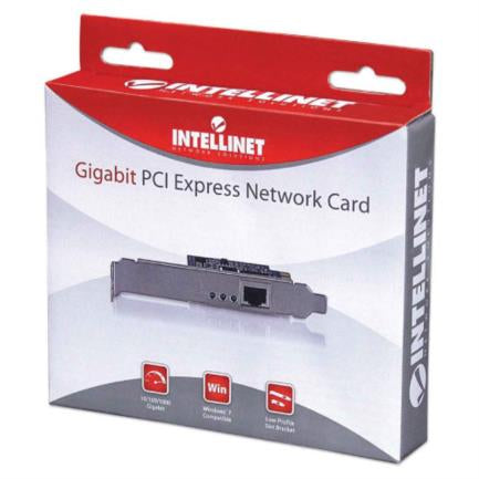 INTELLINET - Tarjeta Red Intellinet Gigabit Ethernet 10/100/1000 Mbps PCI Express