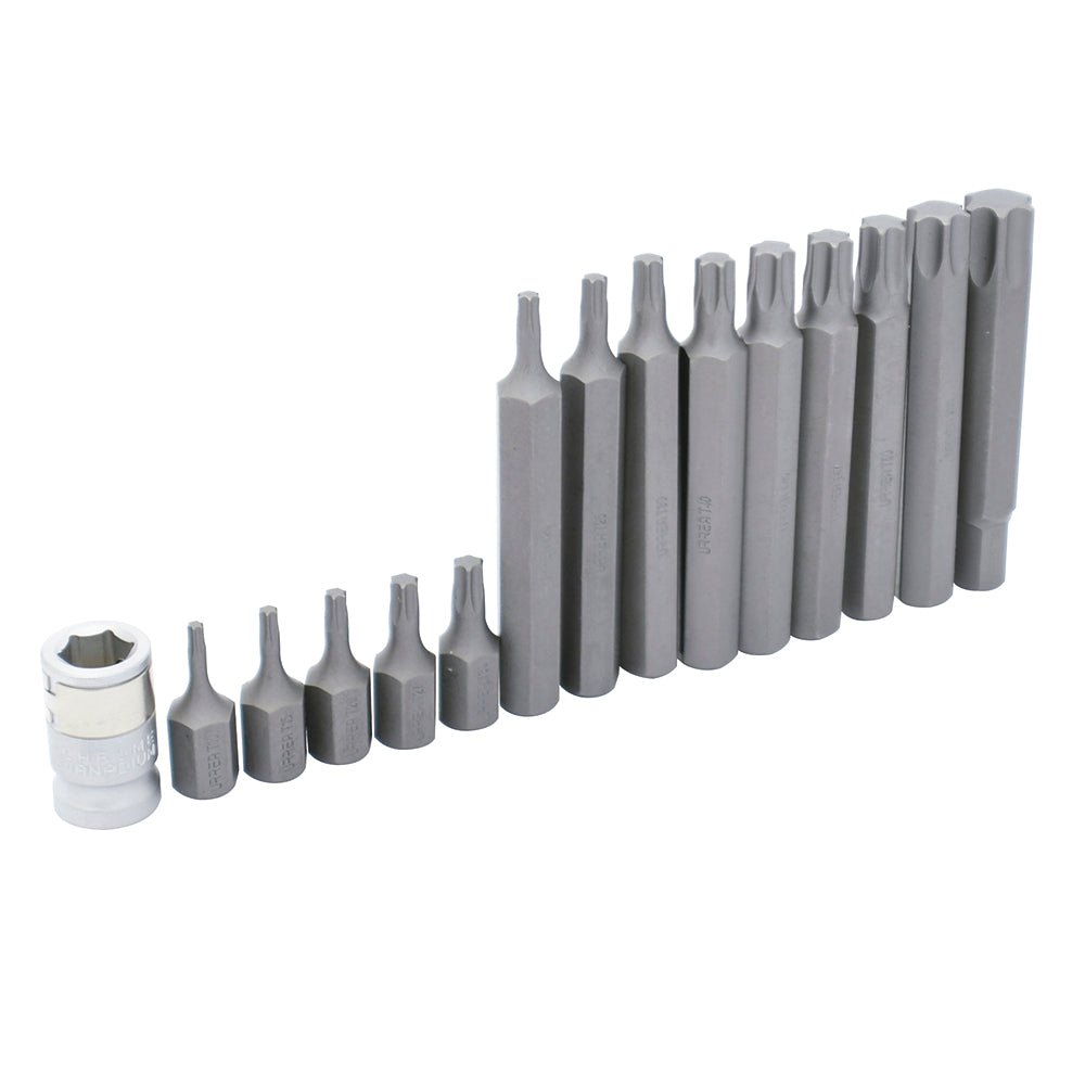 Urrea - Juego de 15 puntas intercambiables Torx®