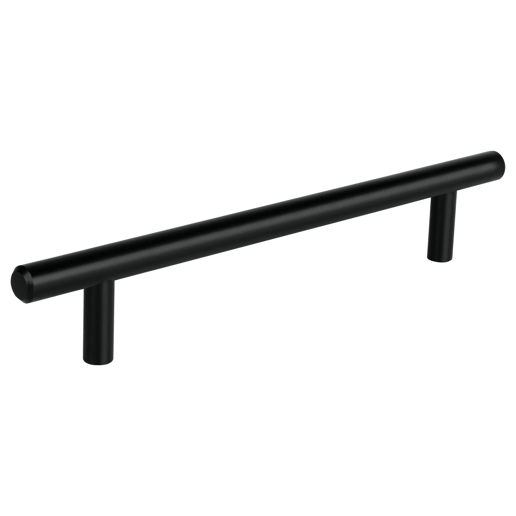 Jaladera de acero, 160mm, linea Cilindro, negro, HERMEX