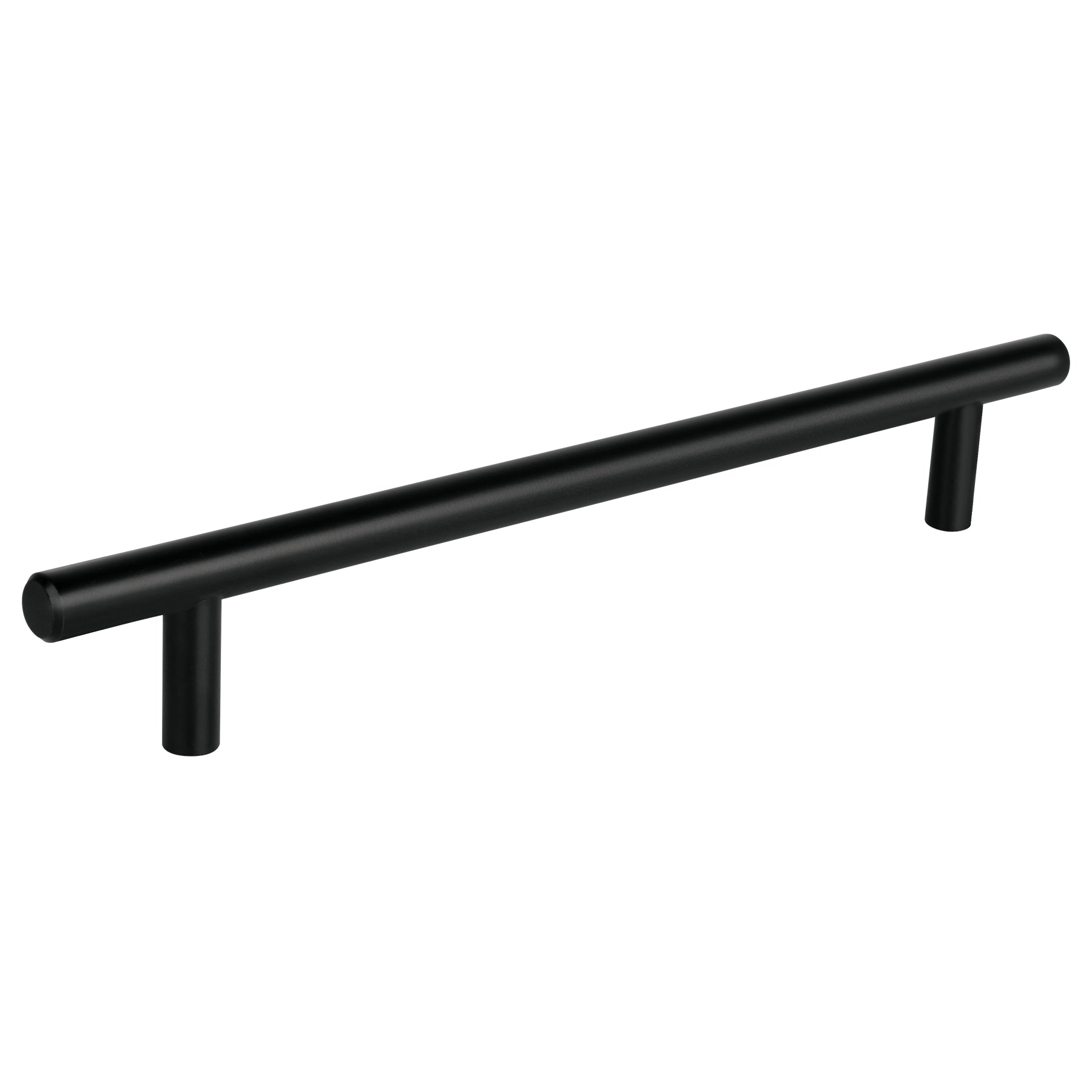 Jaladera de acero, 192mm, linea Cilindro, negro, HERMEX
