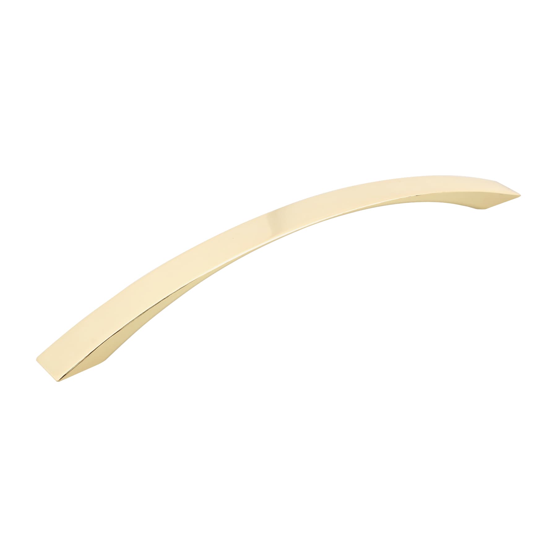 Jaladera de 160mm, linea Moderna, laton brillante, HERMEX