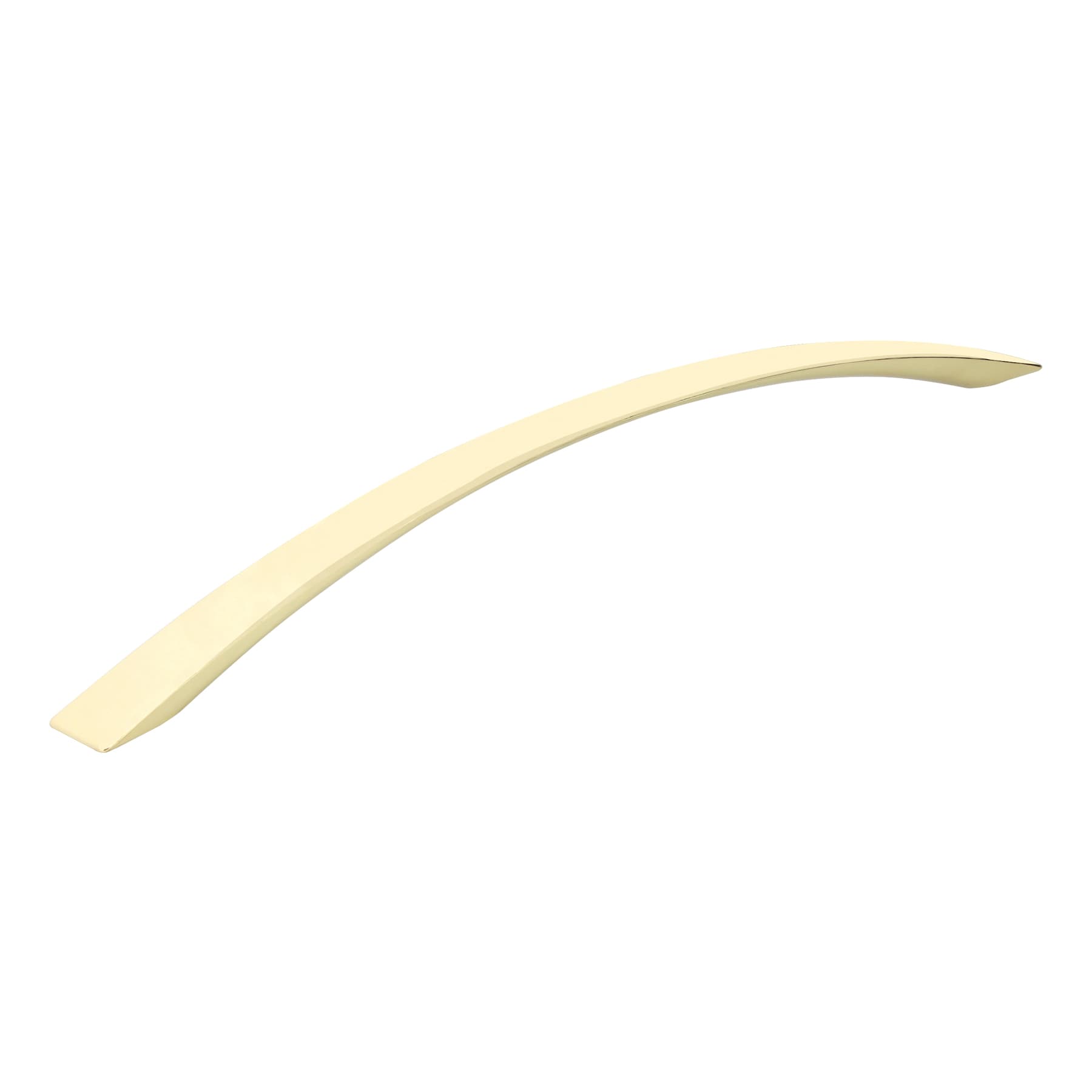 Jaladera de 224mm, linea Moderna, laton brillante, HERMEX
