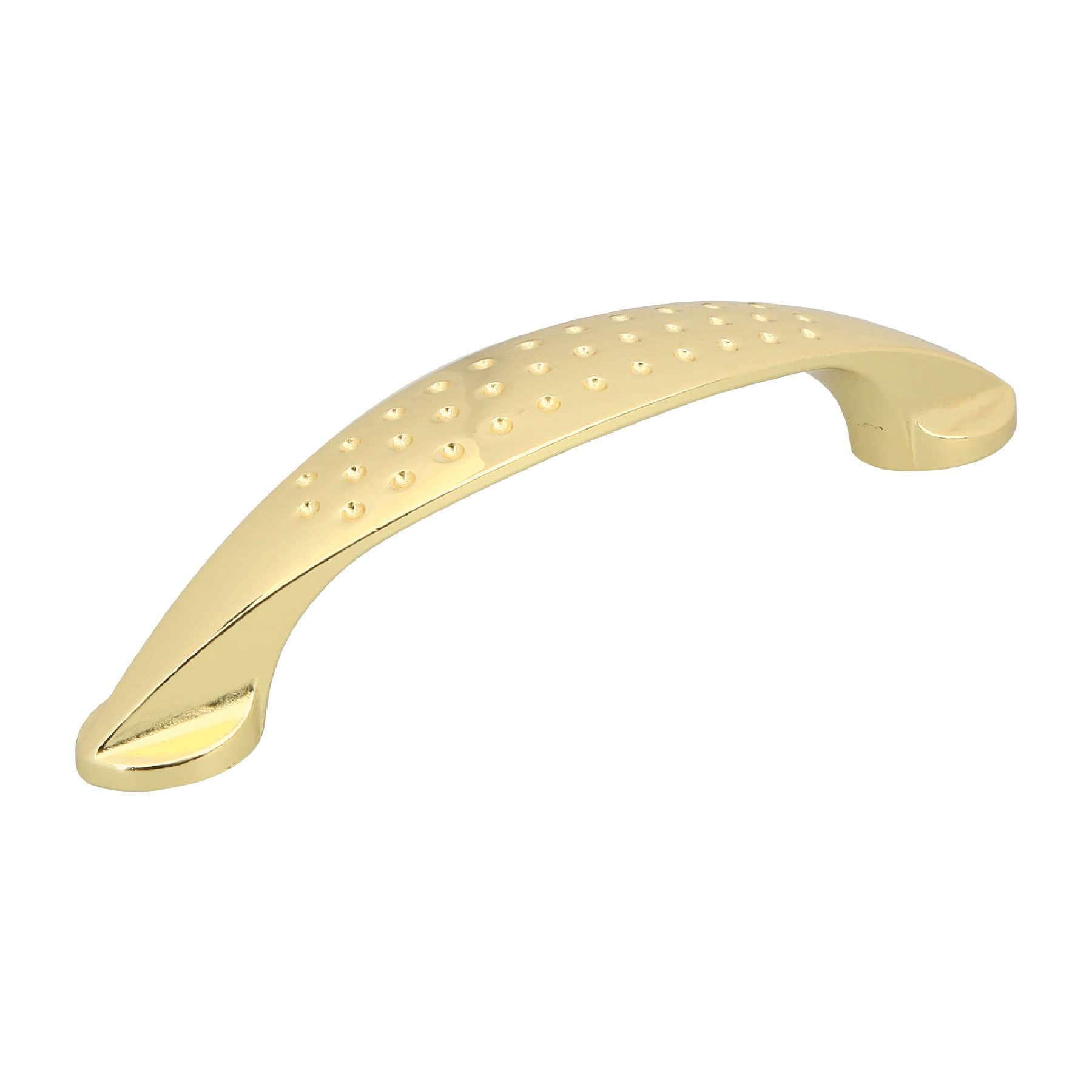 Jaladera de 96mm, linea Elipse, laton brillante, HERMEX