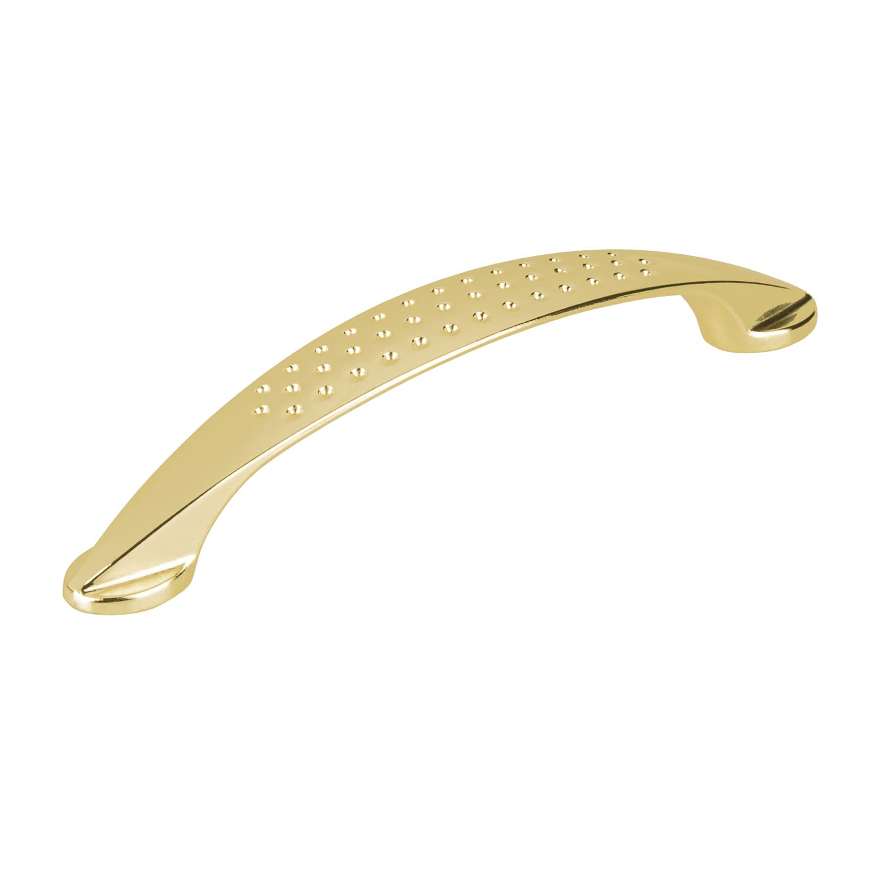 Jaladera de 128mm, linea Elipse, laton brillante, HERMEX