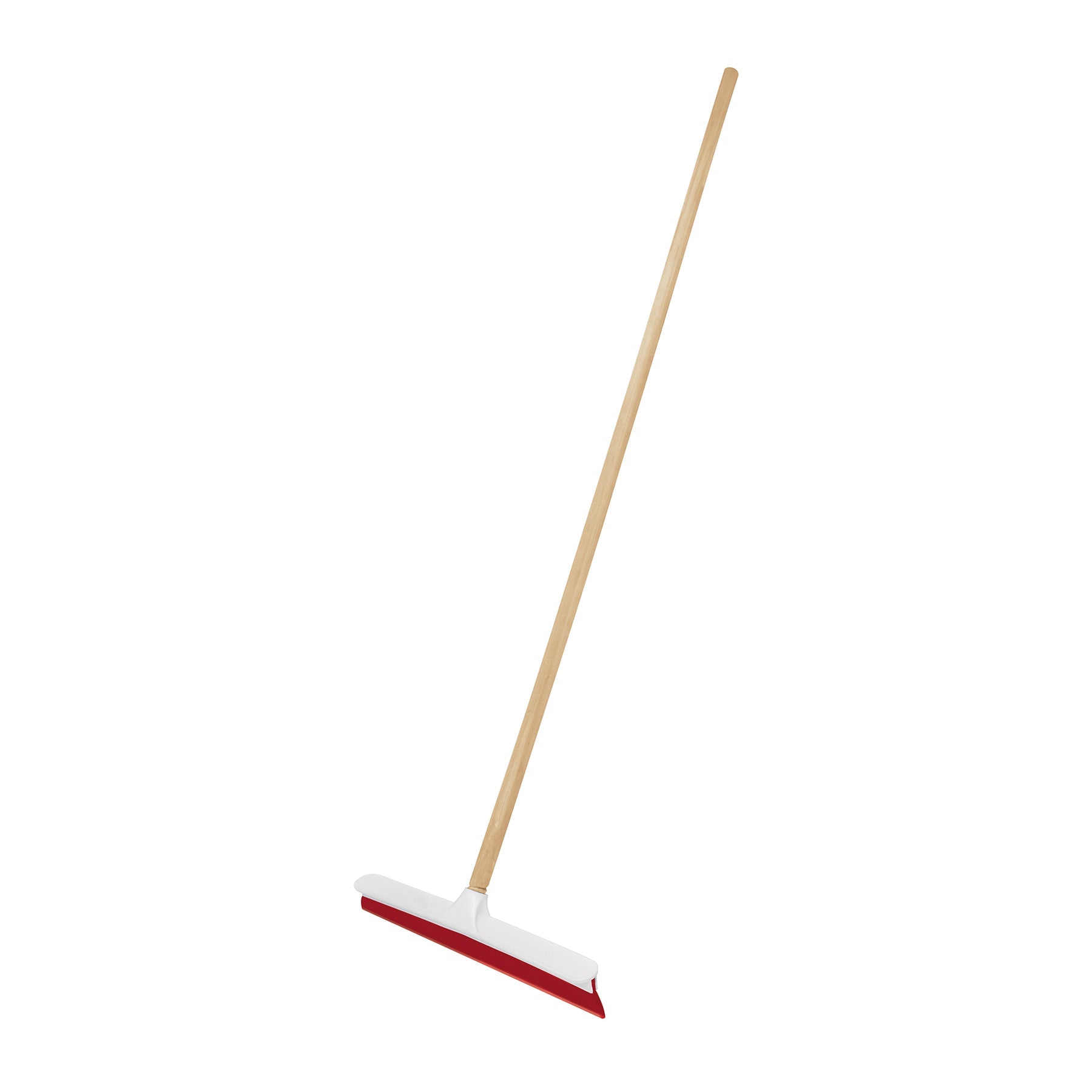 Jalador con base de plastico de 40 cm, con baston de madera
