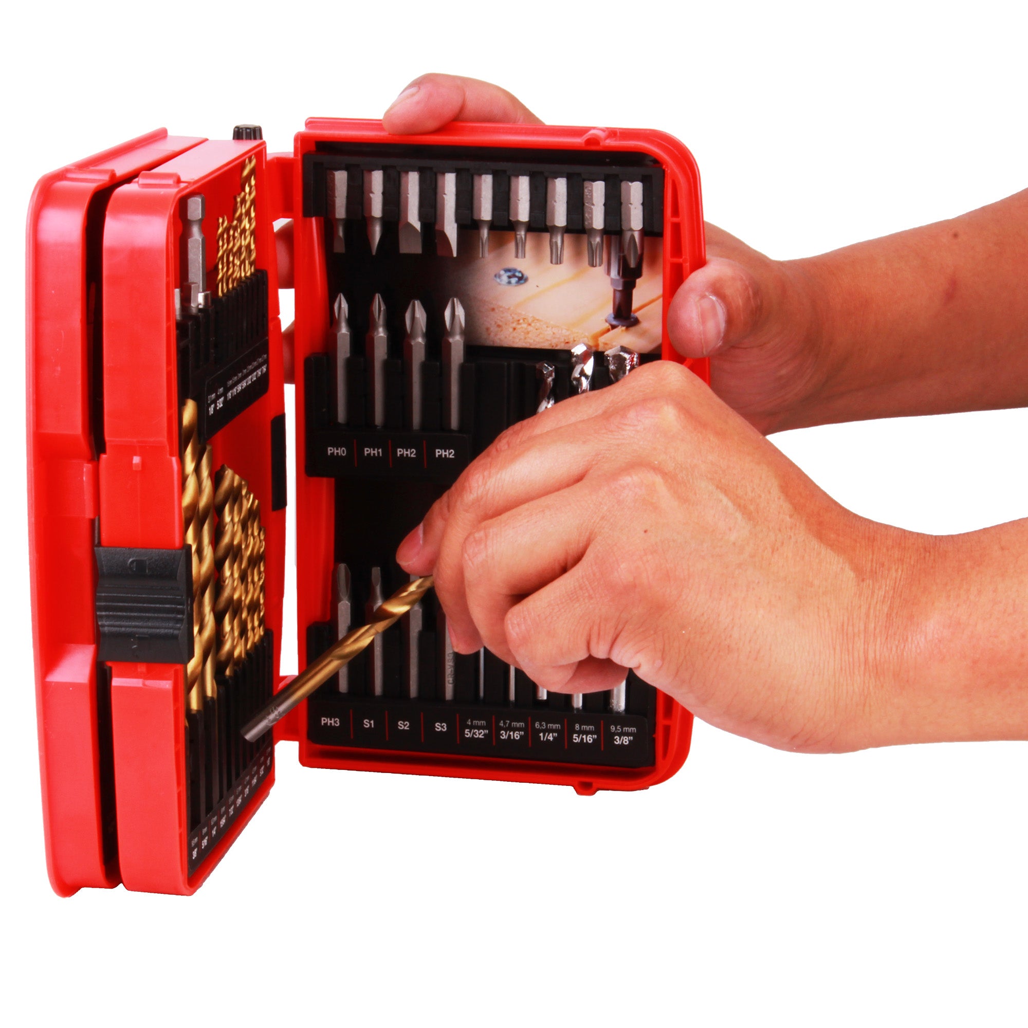 Juego de brocas (52 pzas)