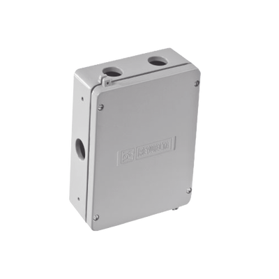 RAWELT - Caja de Unión de Aluminio con 5 salidas de 1/2" / 2 Izq _ 2 Der_ 1 Abajo.