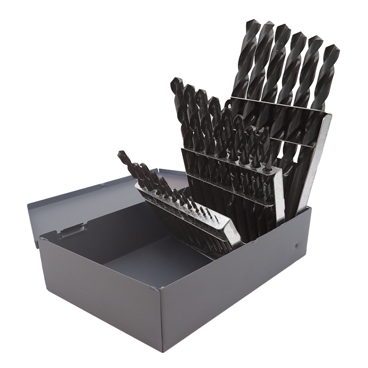 Urrea - Juego de brocas negras de acer o de alta velocidad métricas z anco recto, 25pz