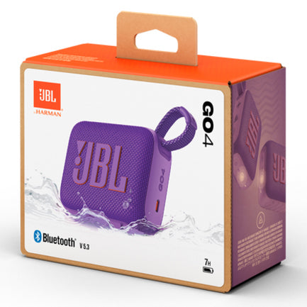 JBL - Bocina JBL Ultra Portátil GO 4 Inalámbrica Color Morado