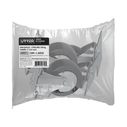 Urrea - Juego de ruedas 5 in para baúl de trabajo,  4pz