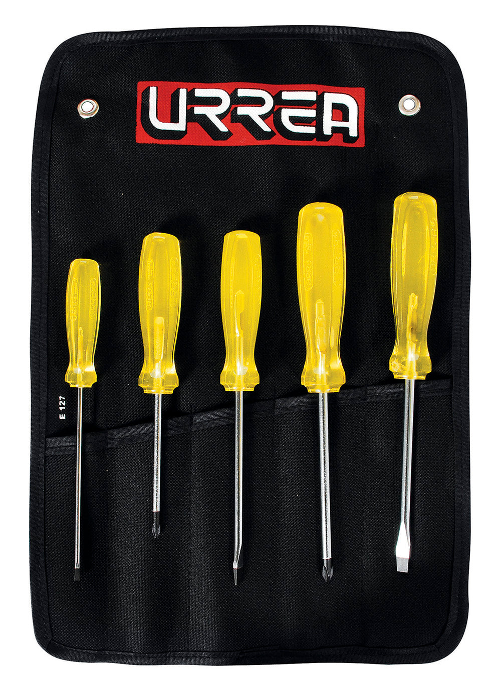 Urrea - Juego de 5 destornilladores ámbar combinado