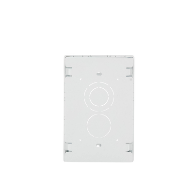 PANDUIT - Caja de Pared Superficial, Uso Universal con Placas de Pared, con Cinta Adhesiva, Color Blanco