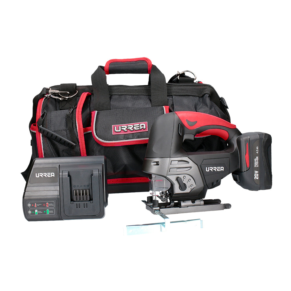 Urrea - Sierra Caladora Con Batería Y Cargador con accesorios 4pz