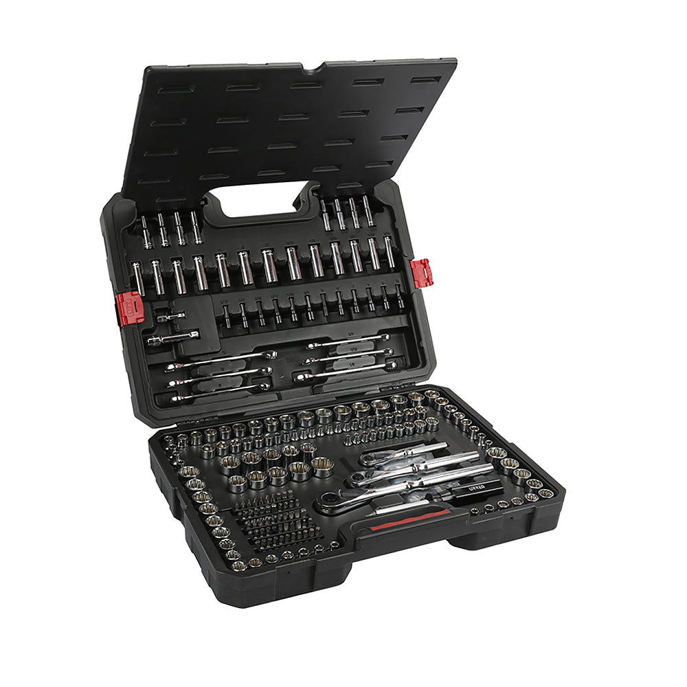 Urrea - Juego dados y accesorios comb 230 pzas estuche plástico