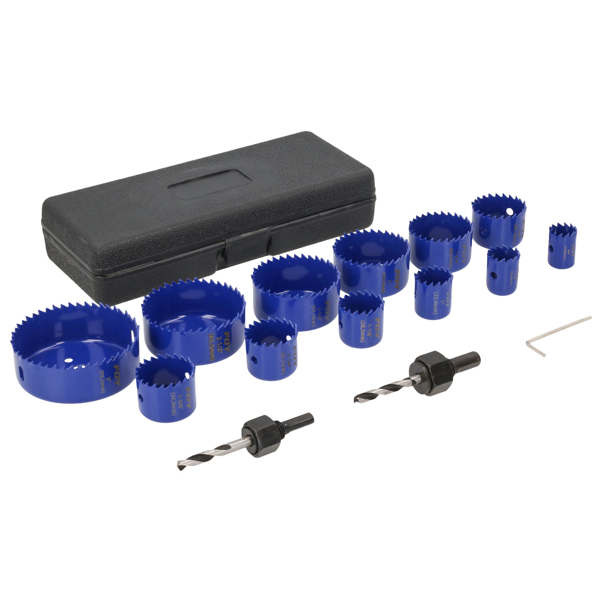 Foy - Jgo sierras cortacirculos 15pz