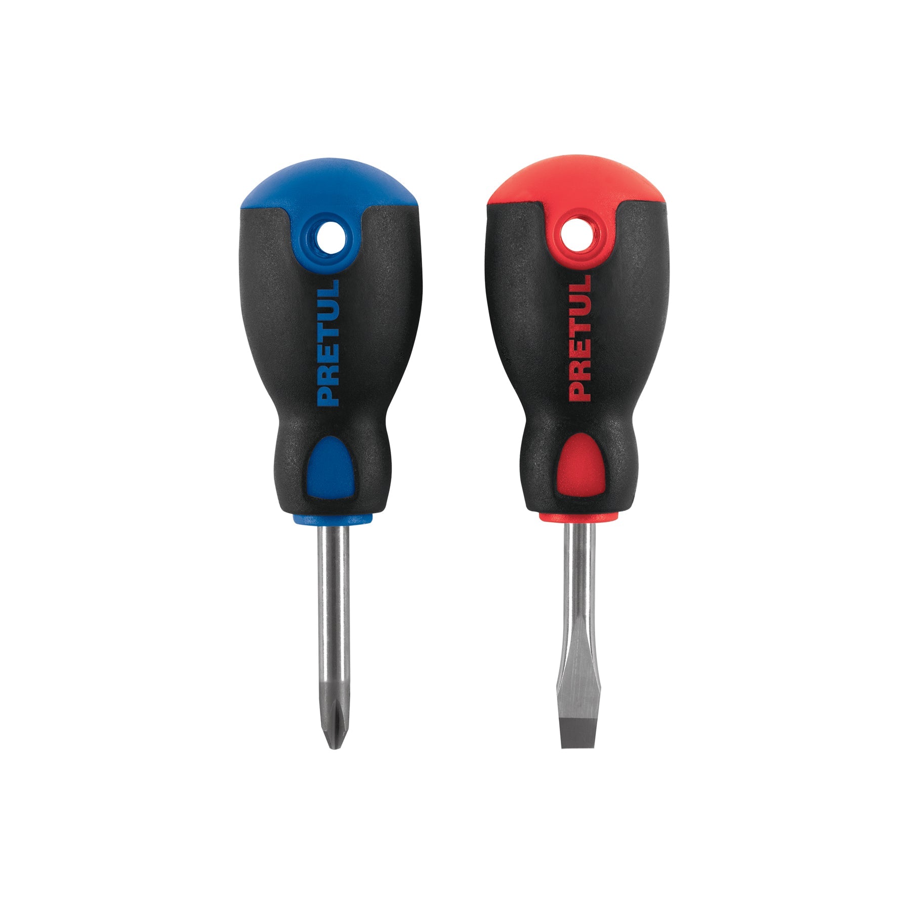 Duo de desarmadores 1/4' x 1-1/2' mango Comfort Grip, Pretul