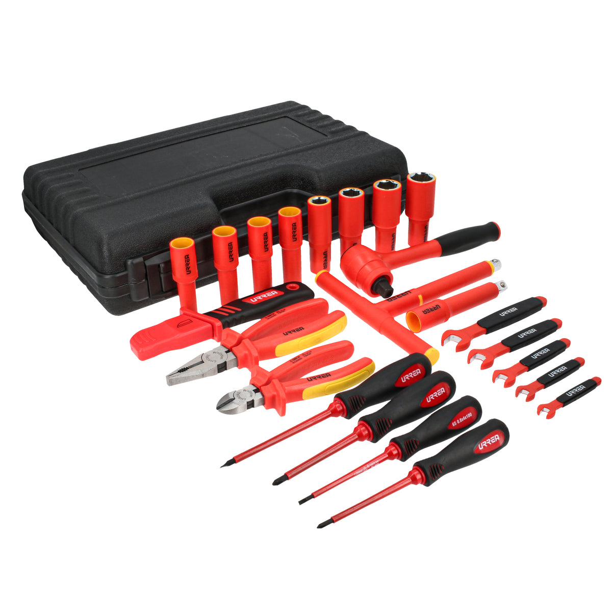 Urrea - Juego combinado de herramienta s para electricista de 1000V en pulgadas, 23pz