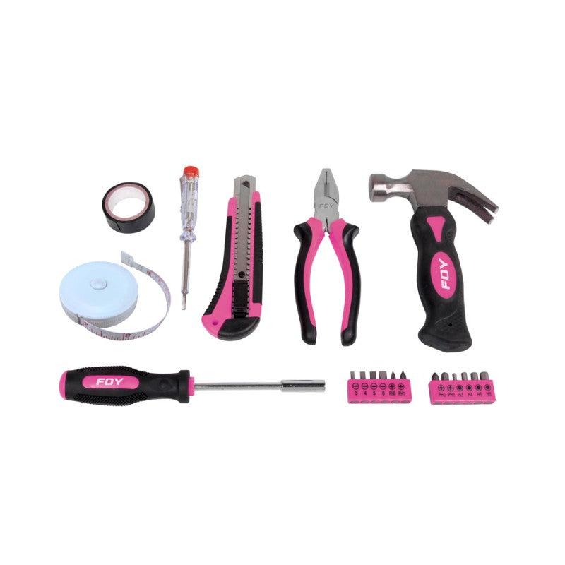Urrea - Kit combinación herramientas de seguridad rosa 19 in