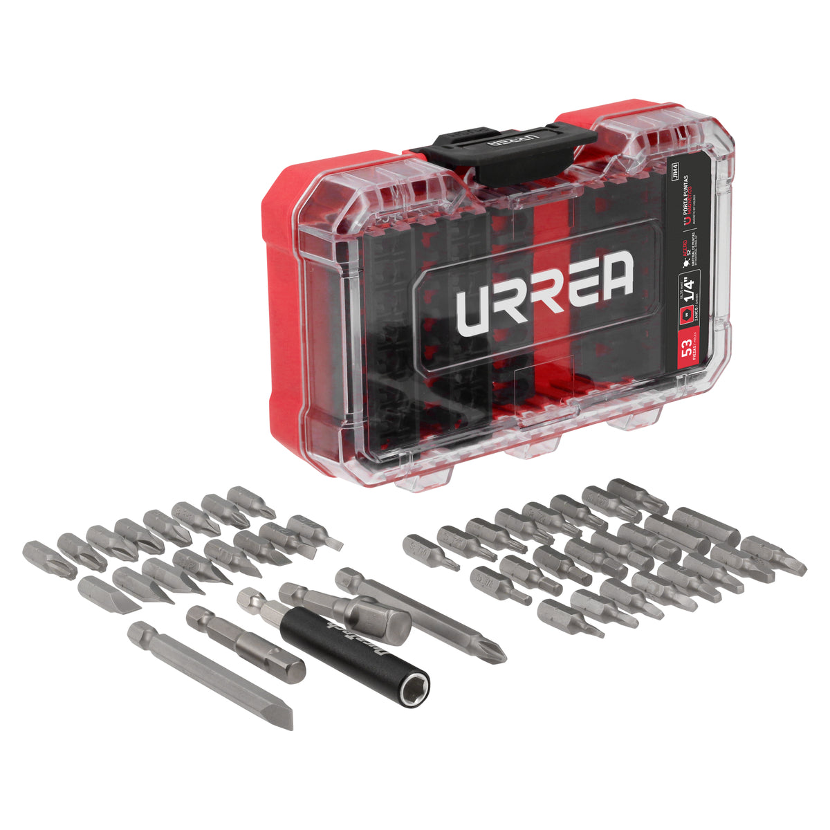 Urrea - Juego de puntas de destornillador, 53 piezas