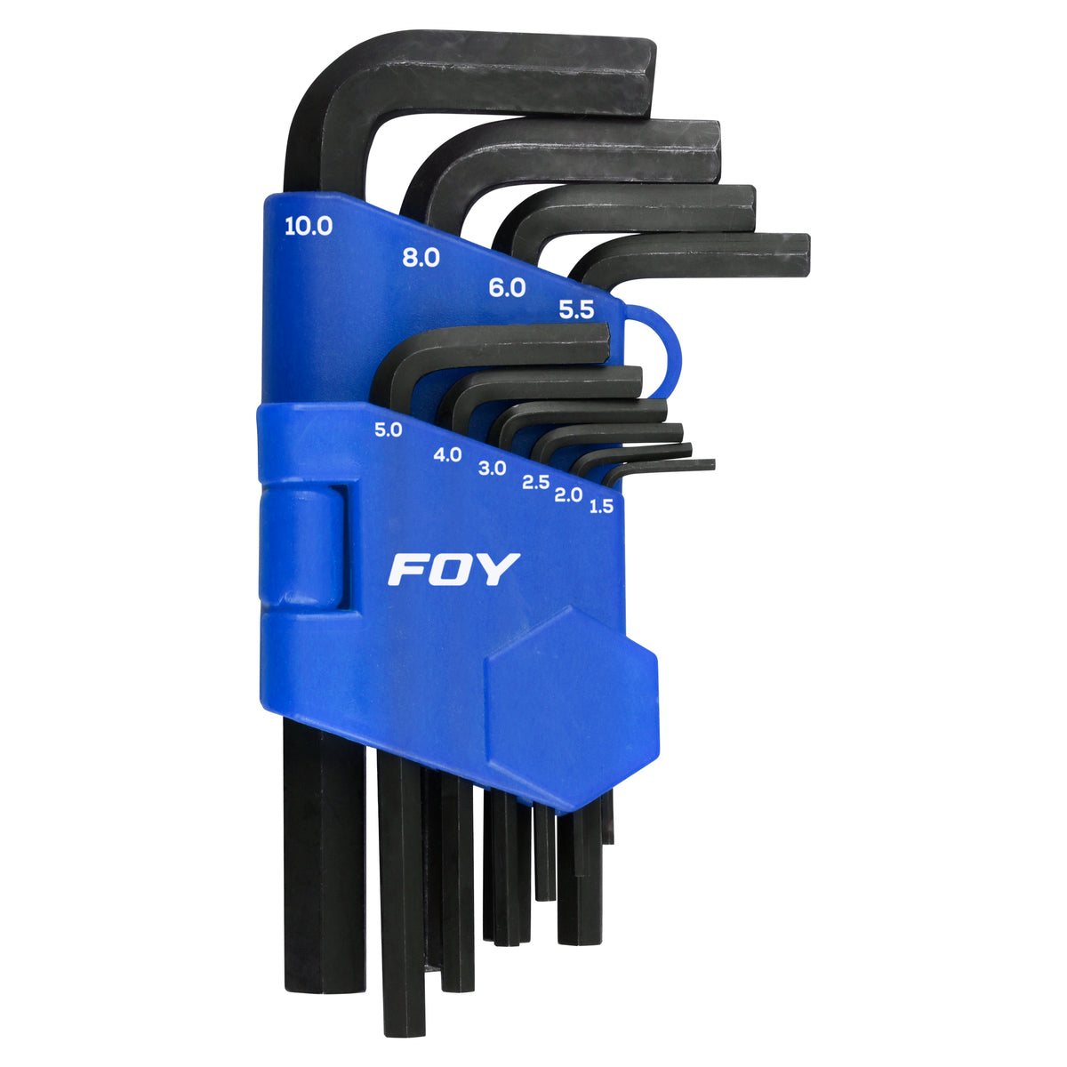 Foy - Jgo llaves hex L mm 10pz rack