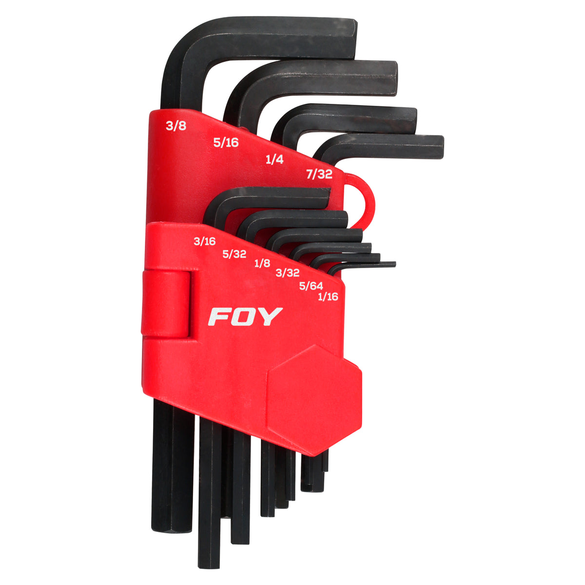 Foy - Jgo llaves hex L in 10pz rack