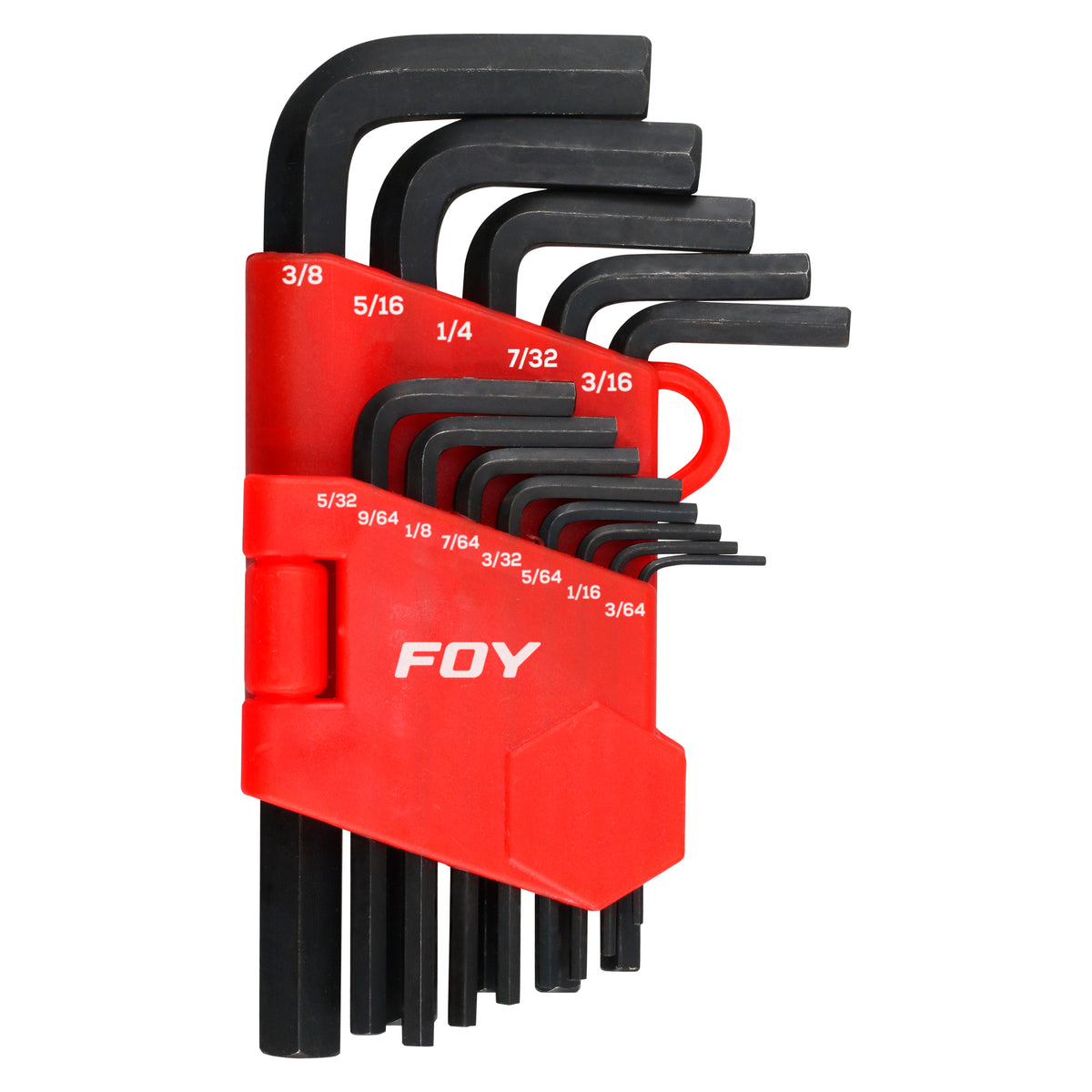 Foy - Jgo llaves hex L in 13pz rack