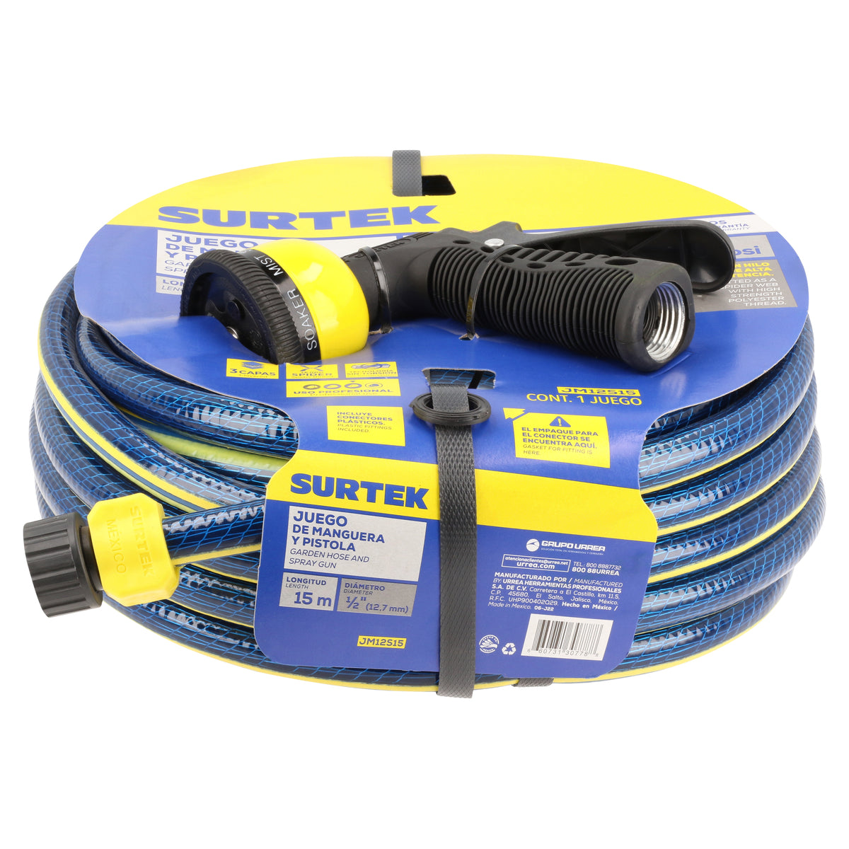 Surtek - Manguera spider pst 1/2 inx15m