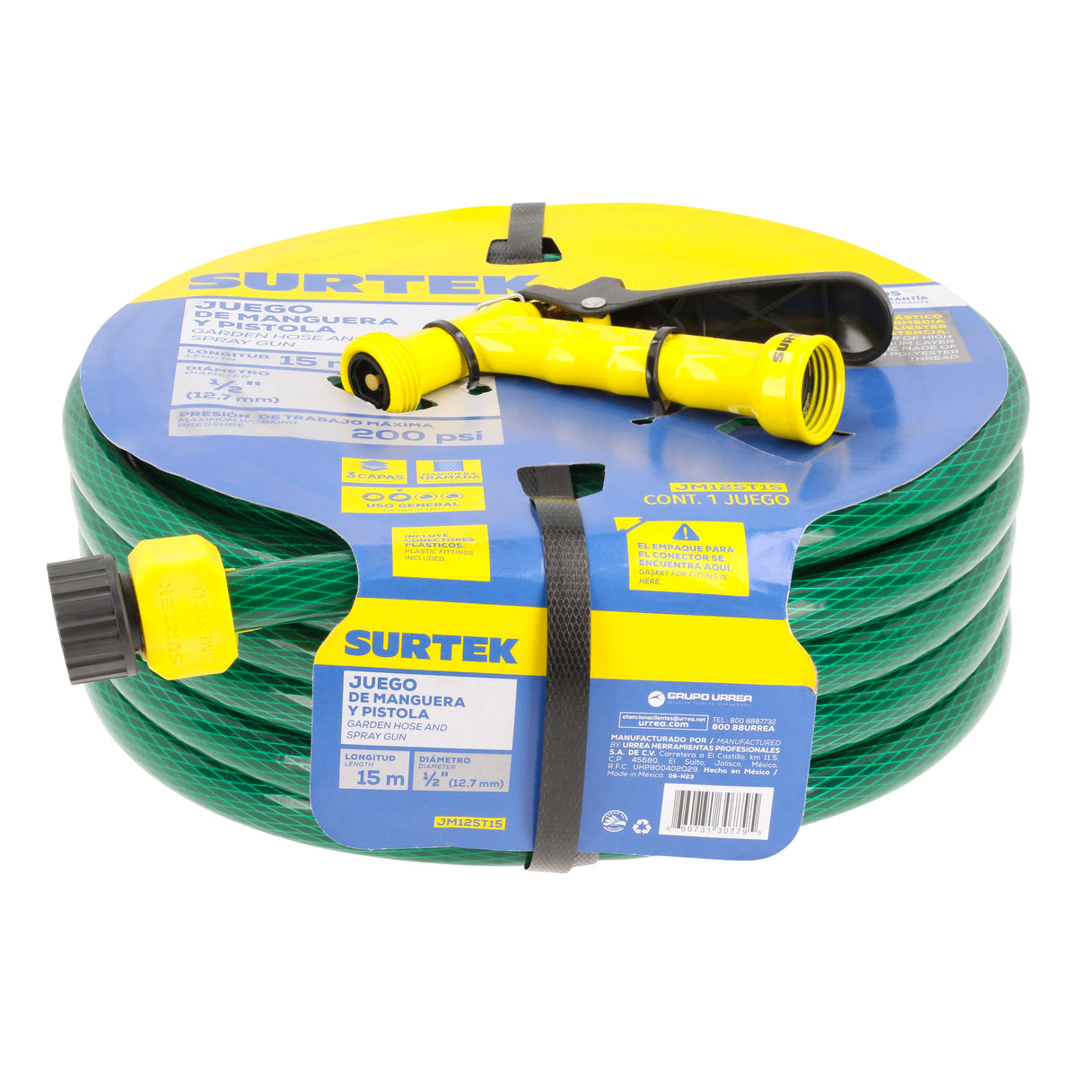 Surtek - Manguera trama pst vde1/2 in15m