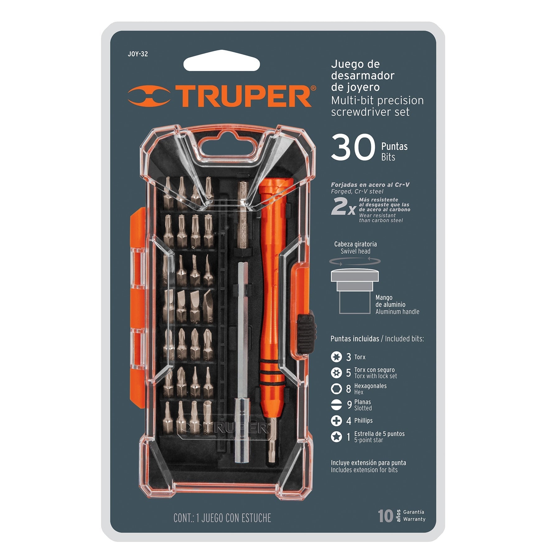 Desarmador de precision punta triwing Y000 mango ergonomico