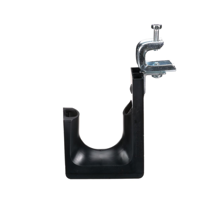 PANDUIT - Sujetador STRONGHOLD tipo J (J-Hook), Con Abrazadera de Tornillo para Montaje, Hasta 46 Cables Cat6, Nylon 6.6, Color Negro, 1 pieza