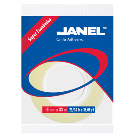 JANEL - CINTA JANEL ADHESIVA ECONÓMICA 255 18X33